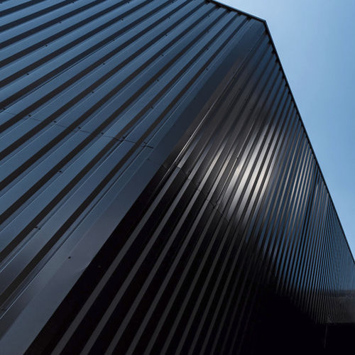 Revestimento de fachada em réguas - PULSATION - ArcelorMittal Building Solutions - tipo cassete / em alumínio / em aço
