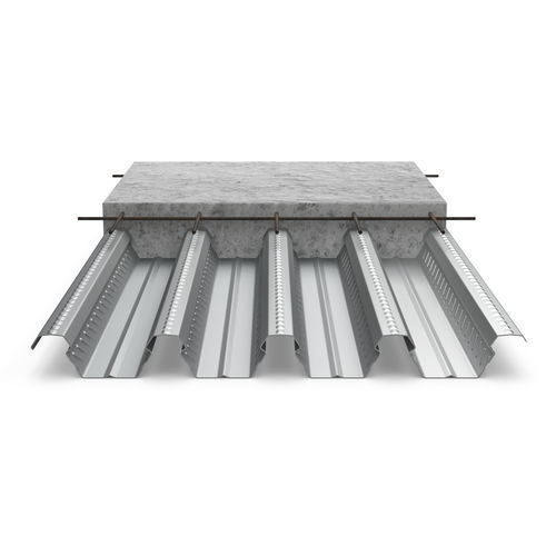 Piso colaborante - Cofrastra® 70 - ArcelorMittal Building Solutions - em aço / para  edifícios / para construções industriais