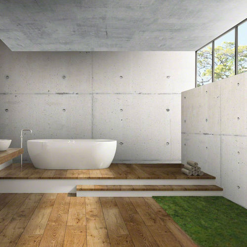 Forro de tela tensionada em PVC - CONCRETE EFFECT® - BARRISOL - em lona / para banheiro / para escritório
