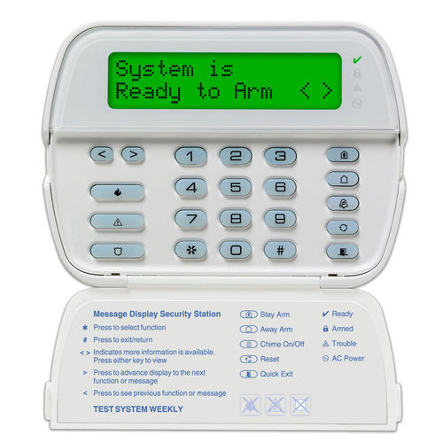 Teclado de controle para sistema de automação residencial - RFK5564 - Digital Security Controls - de parede