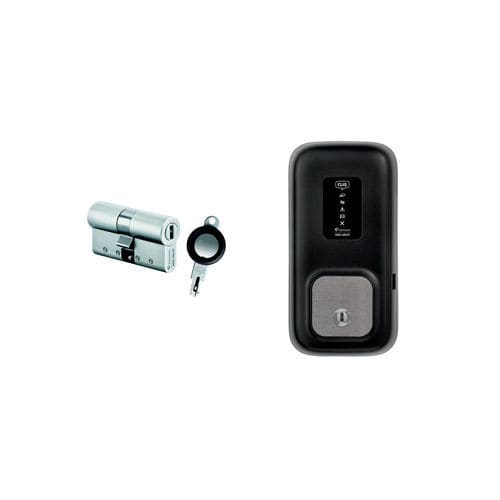 Cilindro para fechadura de alta segurança - eCLIQ - Vachette - eletrônico / de chave