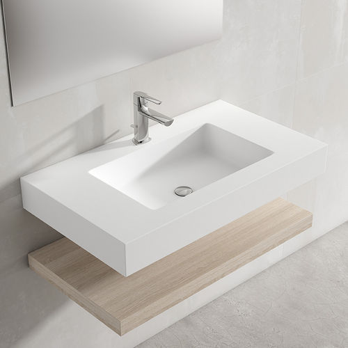 Tampo de bancada laminado - SOLID - Visobath - para banheiro