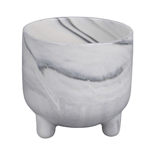 Vaso de jardim em cerâmica - AN0131 - Guangzhou Ancooly Gardening LTD - em mármore / freestanding / redondo