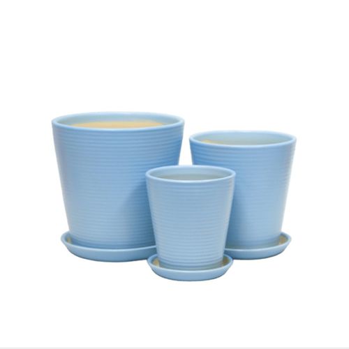 Vaso de jardim em cerâmica - AN112004-12 - Guangzhou Ancooly Gardening LTD - de instalação livre / cônico / da linha residencial