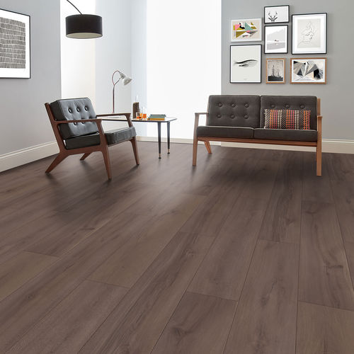 Piso laminado de fibras compactas (CDF) - DEBO 07 - DEBO - flutuante macheado / da linha residencial / da linha comercial