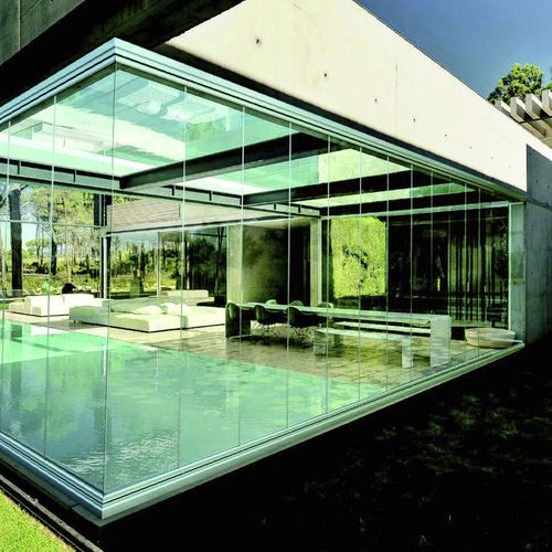 Painel de vidro com isolamento termoacústico - FLEXIGLASS - Toscana Global - laminado / temperado / transparente