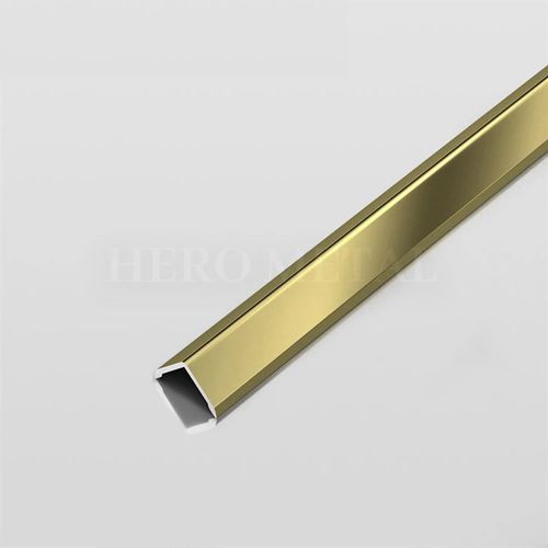 Perfil para estrutura - Foshan Hero Metal Co.,Ltd.  - em alumínio / em L / para revestimento cerâmico