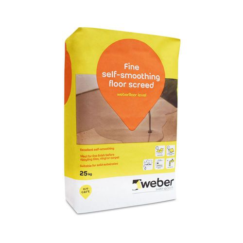 Argamassa de regularização - WEBERFLOOR LEVEL - Weber - autonivelante / para contrapiso / para concreto