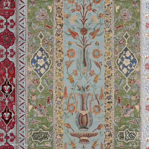 Papel de parede contemporâneo - SC144 Rumi Pop - Iksel Decorative Arts - panorâmico / com padrão geométrico / listrado