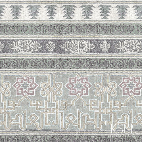 Papel de parede contemporâneo - RW906 Alcazar Bayadere - Iksel Decorative Arts - em fibra de vidro / vinílico / com padrão geométrico