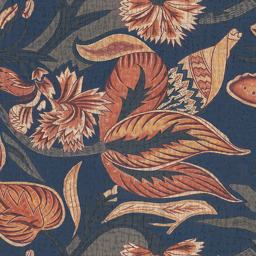 Papel de parede contemporâneo - RW311 Coromandel Indienne - Iksel Decorative Arts - em fibra de vidro / vinílico / em PVC