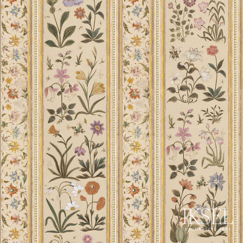 Papel de parede contemporâneo - RW924 Shalimar Stripe - Iksel Decorative Arts - vinílico / em fibra de vidro / com natureza