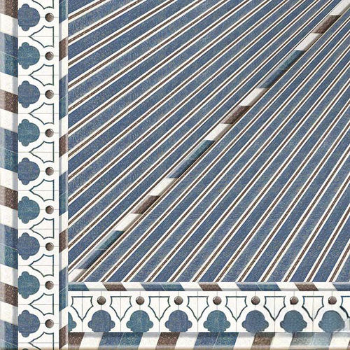 Papel de parede contemporâneo - CE112 KUBILAI'S TENT DEEP X-CEILING - Iksel Decorative Arts - vinílico / em fibra de vidro / com padrão geométrico