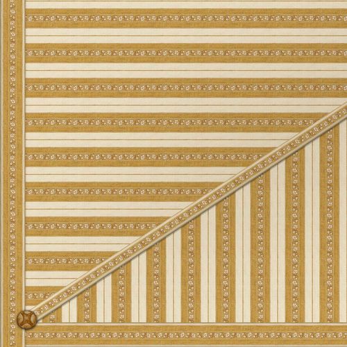 Papel de parede contemporâneo - SAFAVID WIDE STRIPE CEILING CE929 - Iksel Decorative Arts - vinílico / listrado / amarelo