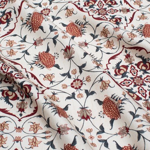 Tecido para estofados - SHAH JAHAN RF312 - Iksel Decorative Arts - para cortinas / estampado / em algodão