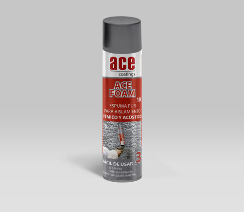Isolamento em espuma de poliuretano - ACE FOAM 1K - Ace - térmico / termoacústico / acústico