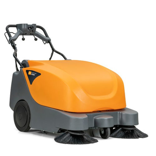 Varredeira para operador a pé - balimat 3300 - TASKI - para ambiente interno / para ambiente externo / de folhas