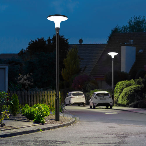 Poste de iluminação para jardim - ZITA - Innovations On Line Products - contemporâneo / metálico / de LED