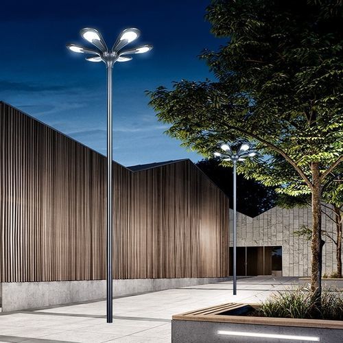 Poste de iluminação pública - MEDUSA 6 PROPELLERS - Innovations On Line Products - contemporâneo / metálico / de LED