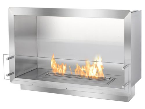 Lareira ecológica a bioetanol - Single Sided Firebox - IGNIS Development, Incorporated - de embutir / apoiada / sem duto de exaustão
