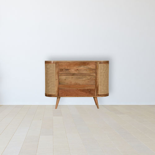 Buffet aparador de design escandinavo - SOFIA  - Artisan Furniture - em madeira maciça / com prateleiras / com gavetas