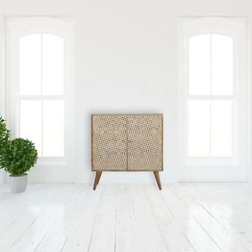 Buffet aparador de design escandinavo - SARINA  - Artisan Furniture - em madeira maciça / de resina / com 4 pés