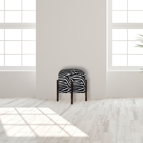 Puff em veludo - ZEBRA  - Artisan Furniture - contemporâneo / quadrado / feito à mão