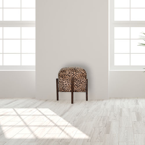 Puff contemporâneo - LEOPARD  - Artisan Furniture - em veludo / quadrado / feito à mão