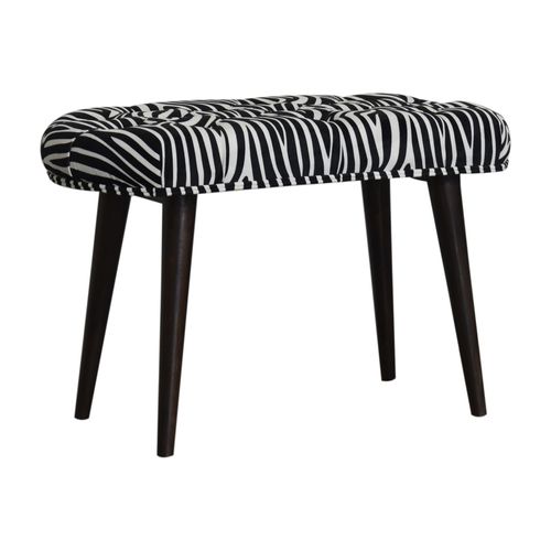 Banco estofado de design escandinavo - ZEBRA  - Artisan Furniture - em veludo / com base em madeira maciça / em madeira maciça