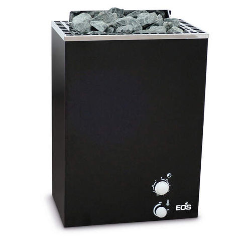 Forno para sauna seca elétrico - eos Moment Control w - Fire Ice Systemtec Georg Zelger e.K. - 9 kW / de parede / em aço inoxidável