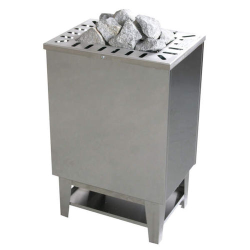 Forno para sauna seca elétrico - Ewald Lang S-therm - Fire Ice Systemtec Georg Zelger e.K. - 5 kW–10 kW / 0–5 kW / de piso