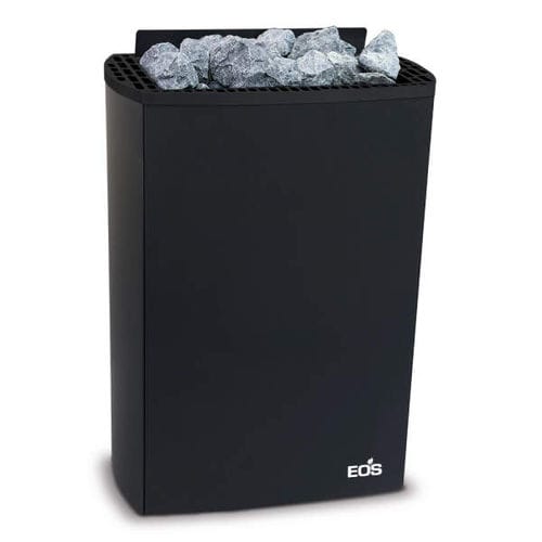Forno para sauna seca elétrico - eos Moment w - Fire Ice Systemtec Georg Zelger e.K. - 5 kW–10 kW / de parede / em aço inoxidável