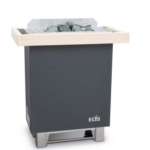 Forno para sauna seca elétrico - eos Gracil - Fire Ice Systemtec Georg Zelger e.K. - 5 kW–10 kW / de piso / em aço inoxidável