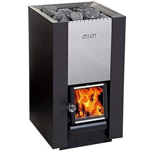 Forno para sauna seca a lenha - Harvia 22 - Fire Ice Systemtec Georg Zelger e.K. - 10 kW–20 kW / de piso / metálico