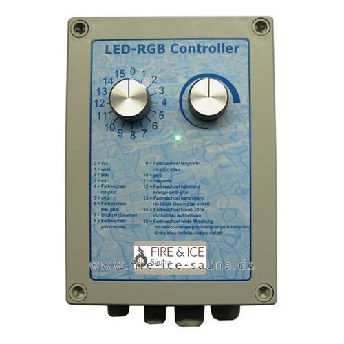Unidade de controle para sauna - sau rgb v2 - Fire Ice Systemtec Georg Zelger e.K. - para iluminação