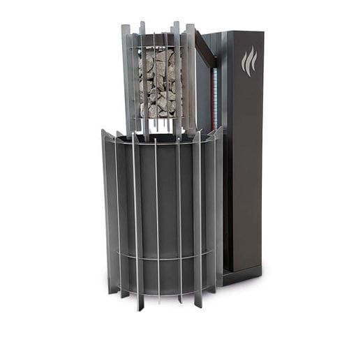 Forno para sauna seca elétrico - EOSphere - Fire Ice Systemtec Georg Zelger e.K. - 0–5 kW / de piso / metálico