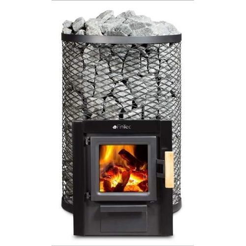 Forno para sauna seca elétrico - FinTec Kjeld mh - Fire Ice Systemtec Georg Zelger e.K. - 9 kW / de piso / metálico