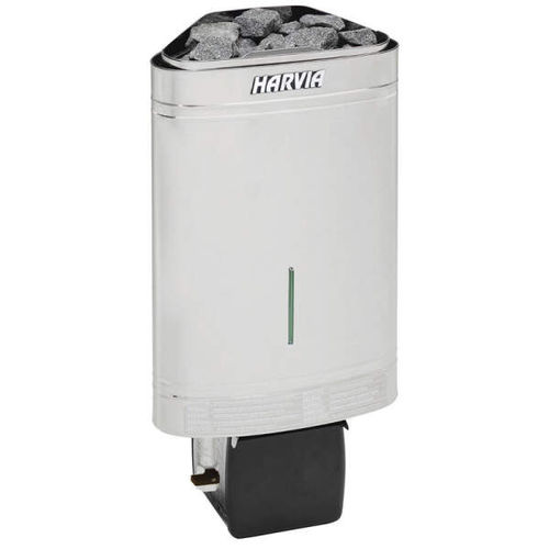 Forno para sauna seca elétrico - HARVIA DELTA COMBI - Fire Ice Systemtec Georg Zelger e.K. - 0–5 kW / de piso / em aço inoxidável