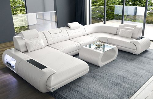 Sofá modular - Rimini U - Sofa dreams - de canto / contemporâneo / em couro