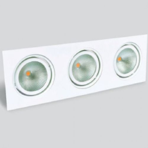 Downlight de embutir no teto - ORBIT TRIO ADJUSTABLE  - HB LUX LIGHTING - HB LUX TEKNOLOJI SAN VE TIC LTD - de LED / retangular / IP20
