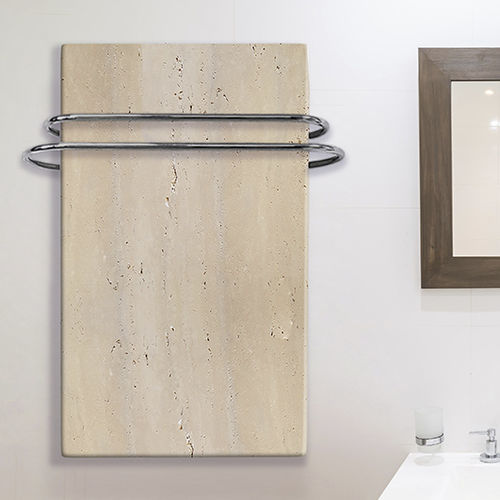 Aquecedor de toalhas elétrico - Le Fante Travertino - Chaleur Naturelle - 1001 W–1500 W / contemporâneo / em pedra natural