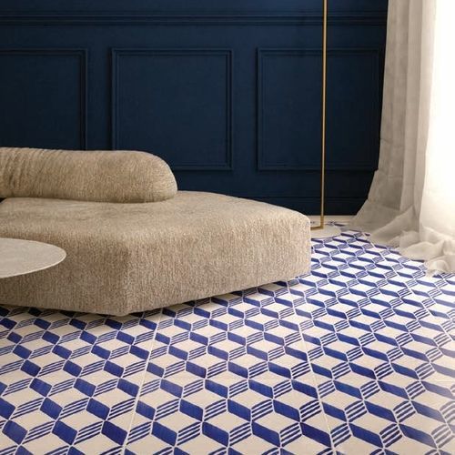 Placas de revestimento em cerâmica - Checkered - mavi ceramica - com semibrilho / pintada / para ambiente interno