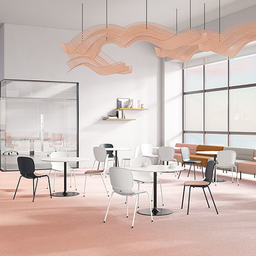 Cadeira contemporânea - CMD series - Zhejiang Sunon Furniture Manufacture Co., Ltd. - para ambiente interno / em PP / com base em madeira