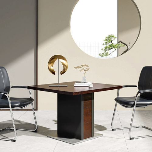 Mesa de reunião contemporânea - Larry - Zhejiang Sunon Furniture Manufacture Co., Ltd. - em nogueira / com base em alumínio / retangular