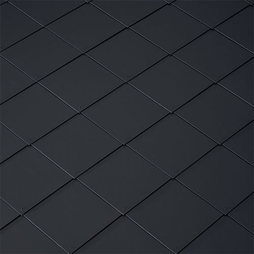 Telhado plano - POINTED PATTERN - Cedral - em fibrocimento / efeito de ardósia / resistente ao fogo