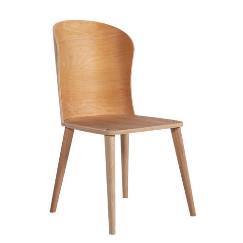 Cadeira contemporânea - P-214  - Papelci - para ambiente interno / em compensado / com base em madeira