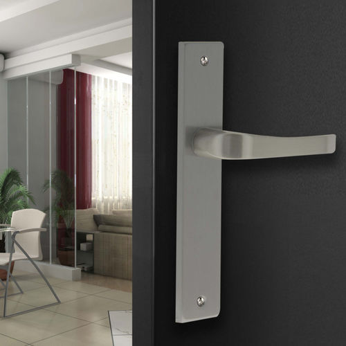 Maçaneta para porta - LAUZA - cadap - em zamac / contemporânea / da linha residencial