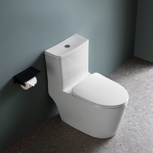Vaso sanitário de piso - HDC6327  - Huida Sanitary Ware Co., Ltd. - em cerâmica / da linha residencial / alongado