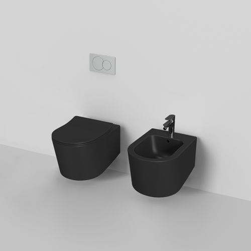 Vaso sanitário suspenso - HDC527WH - Huida Sanitary Ware Co., Ltd. - em cerâmica / da linha residencial / alongado