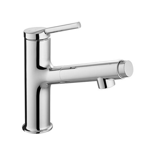 Misturador monocomando para lavatório - HWM5011-A01CP - Huida Sanitary Ware Co., Ltd. - de bancada / em metal cromado / para banheiro